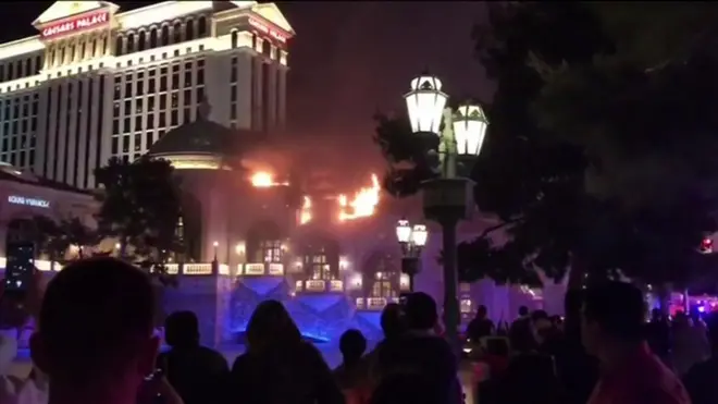 Пожар в казино Белладжио