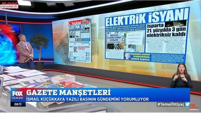 فاکس‌ تی‌وی در برنامه‌های محلی خود به واکنش مردم به گرانی برق پرداخت