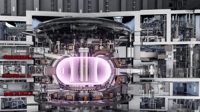 The Tokomak that will sit at the heart of the ITER project