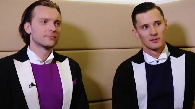 Pavlo and Igor of the Freedom Ballet company from Ukraine