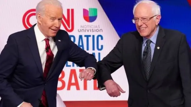 ساندرز وبايدن