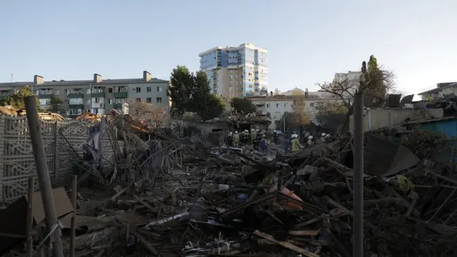 Последствия одного из обстрелов Белгорода в июле 2022 года