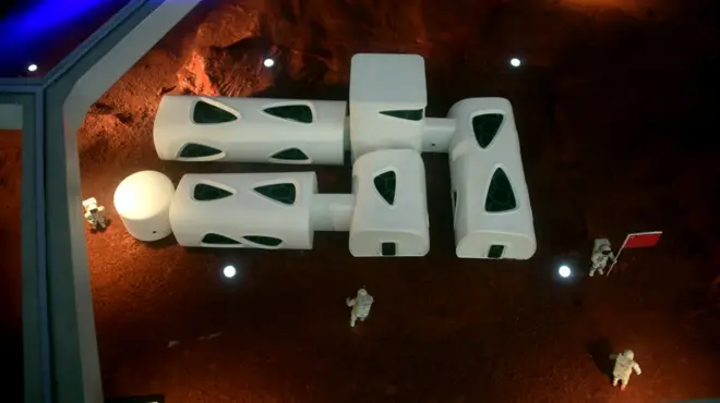 「太空180」試驗密閉艙模型(中新社圖片17/6/2016)