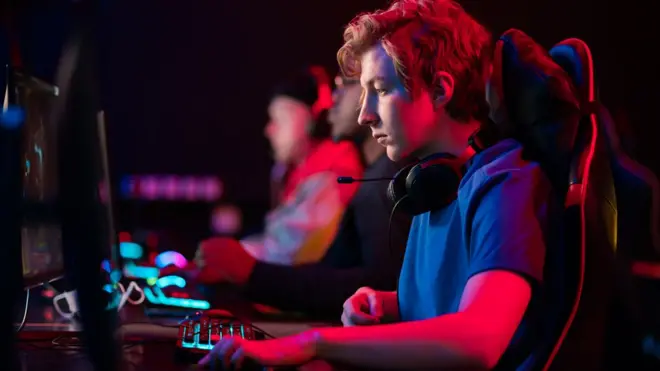 A stock image of an e-sports player