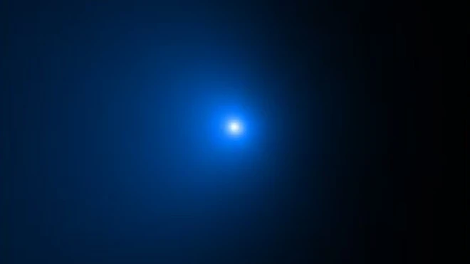 ภาพถ่ายดาวหาง "เบอร์นาร์ดิเนลลี - เบิร์นสไตน์" ที่บันทึกโดยกล้องฮับเบิล