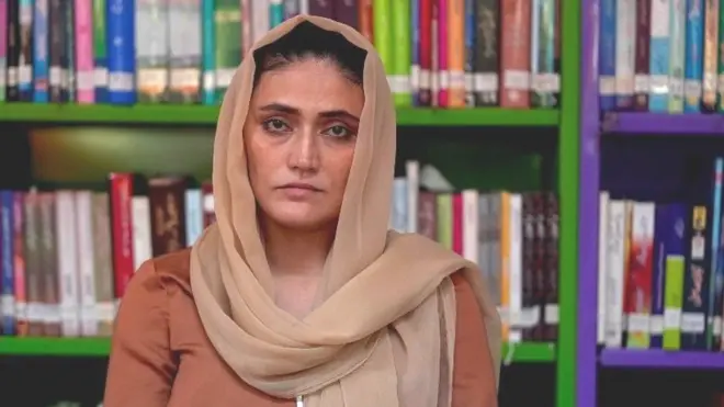 Wahida worked as a librarian before the fall of Kabul
