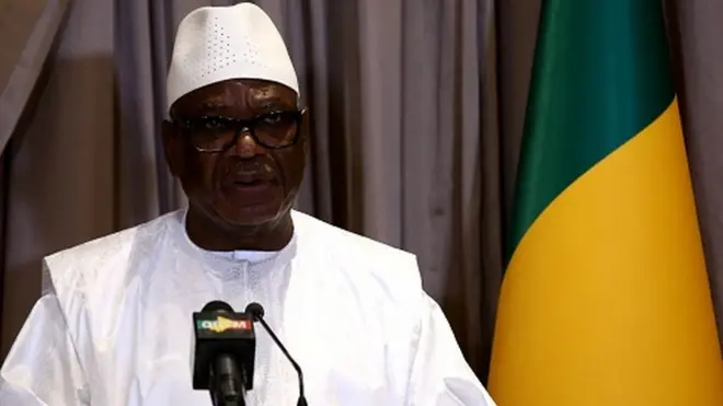 le président malien Ibrahim Boubacar Keita.