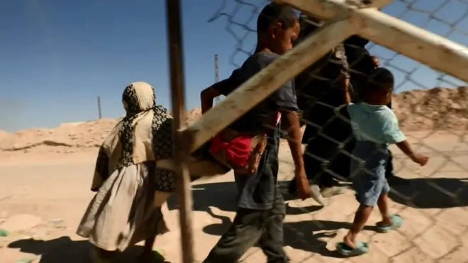 Жангарилар Ироқ ва Суриядан ўз оилалари билан келишган