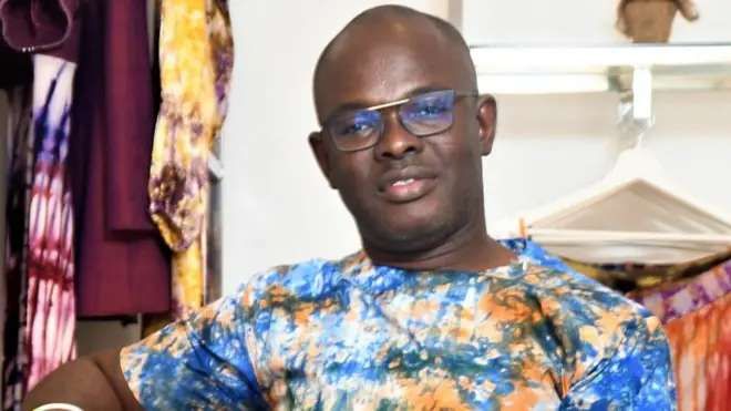 Sebastien Bazemo, designer, fondateur de la maison de mode du même nom.