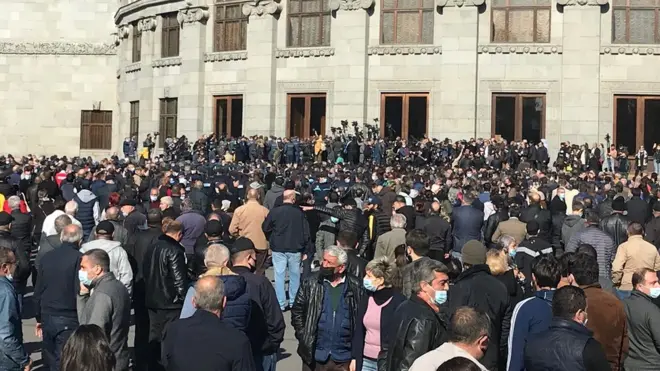 Еревандагы митинг