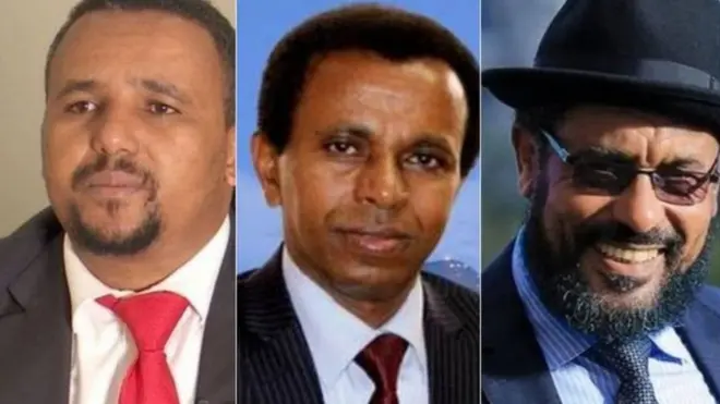 ጃዋር መሐመድ፣ ብርሃነመስቀል አበበ፣ በቀለ ገርባ