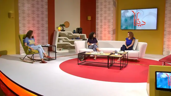 صورة من حلقة دنيانا عن التربية الجنسية