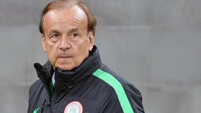 German coach Gernot Rohr dey go World Cup for di first time with Nigeria