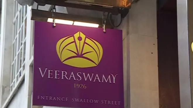 भारतीय रेस्तरां को सम्मान