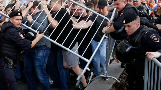 Протести в Москві