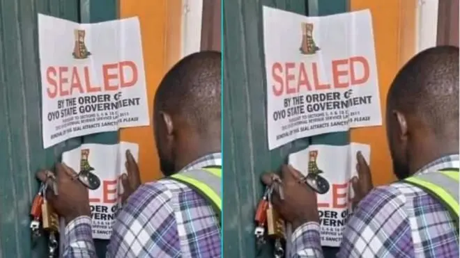 Awọn osisẹ to n pa owo wọle n tilẹkun ileesẹ amunawa