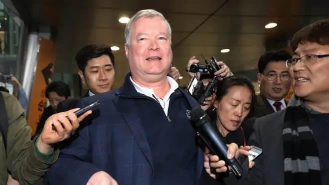 스티븐 비건 대북정책특별대표가 6일 평양을 방문한다
