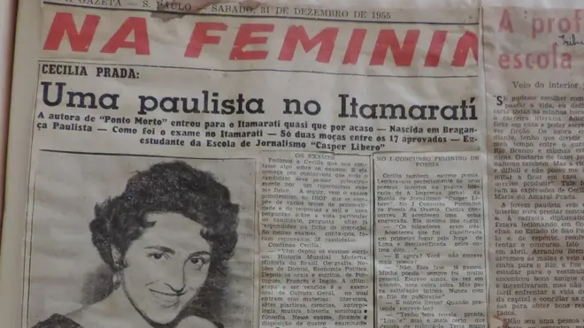 Cecília Prada foi notícia quando entrou para o Itamaraty,grupo pixbet1955; ela tevegrupo pixbetabandonar a carreira porque se casou