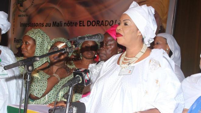 La seule femme candidate au Mali