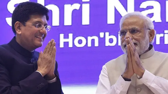 मोदी और पीयूष गोयल