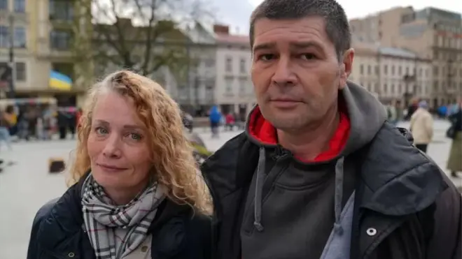 Mariupoldan Lvova qaçmış cütlük - Olena və Olenksandr