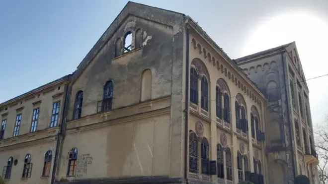 Staro zdanje u Aranđelovcu nakon požara, 23. marta 2022.