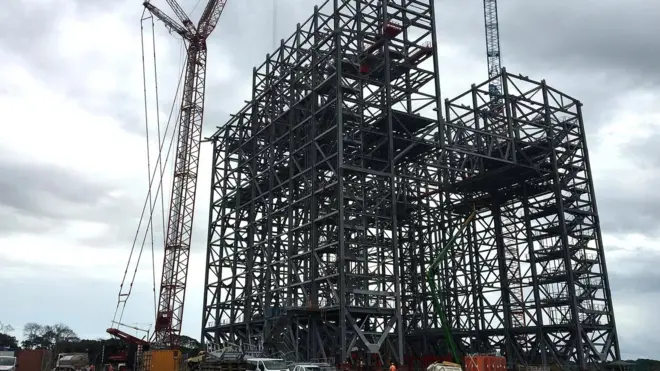 Строительство башни обслуживания