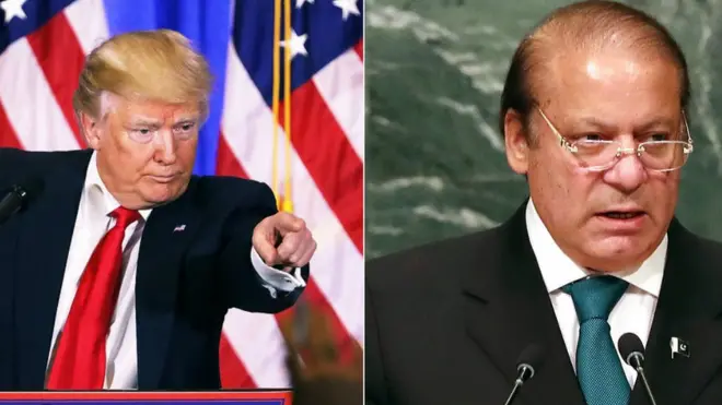 ट्रंप और नवाज़ शरीफ़