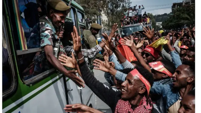 ሓይልታት ትግራይ ናብ መቐለ እናኣተዉ እንከለዉ