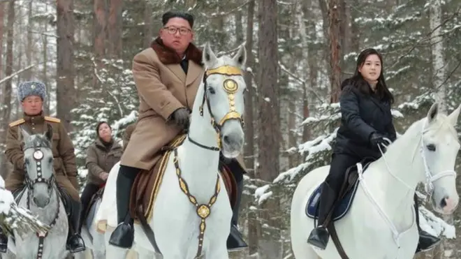 金正恩和李雪主