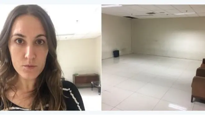 Belinda Lopez mencuitkan situasi yang dialaminya di Bandara Ngurah Rai, Bali