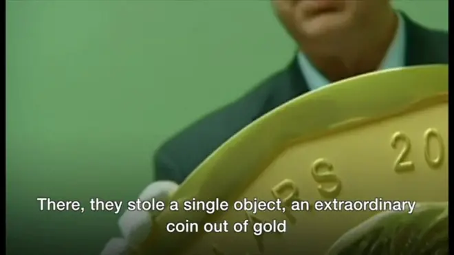 ドイツ・ベルリンの博物館から、1枚の重さが100キロあるカナダの金貨が盗まれた。