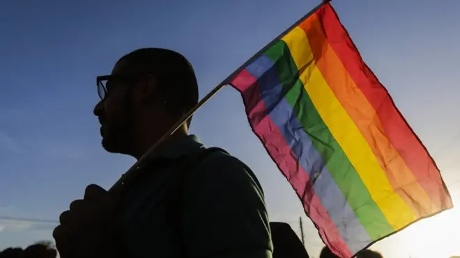 A bandeira original tinha oito cores