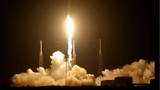 Старт ракеты Falcon 9 с космодрома на мысе Канаверал состоялся в 7:45 по Москве (4:45 по Гринвичу)