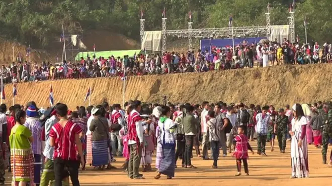 ကရင့်တော်လှန်ရေး နှစ် ၇၀ ပြည့် ကျင်းပ