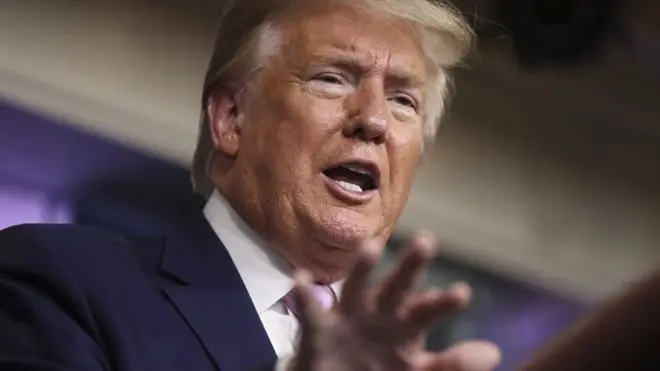 الرئيس الأمريكي دونالد ترامب