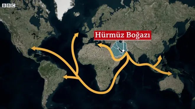 hürmüz boğazı harita