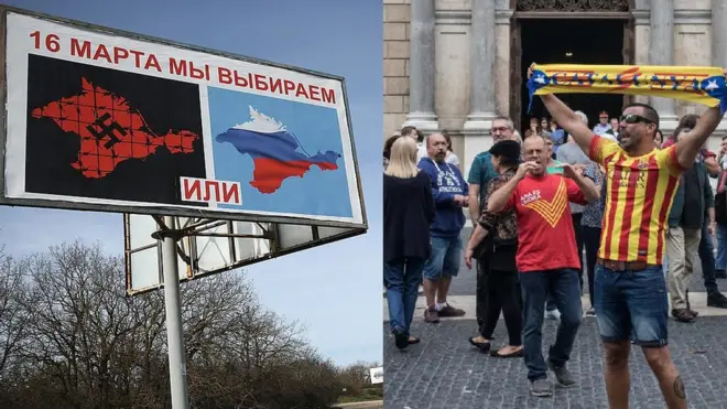 Чи схожий "референдум" у Криму в березні 2014 року на каталонські події ниніщньої осені