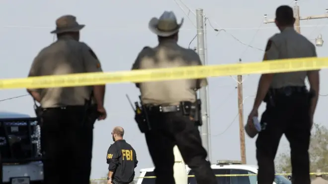 En fuerte operativo policial se desplegó después del ataque.