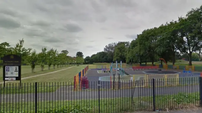 Police said there were reports of a girl being raped and members of the public chasing off the suspect