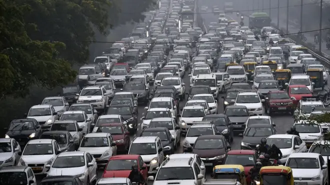 शाहीन बाग़ की वजह से जाम