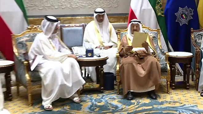 وزير خارجية قطرفي الكويت