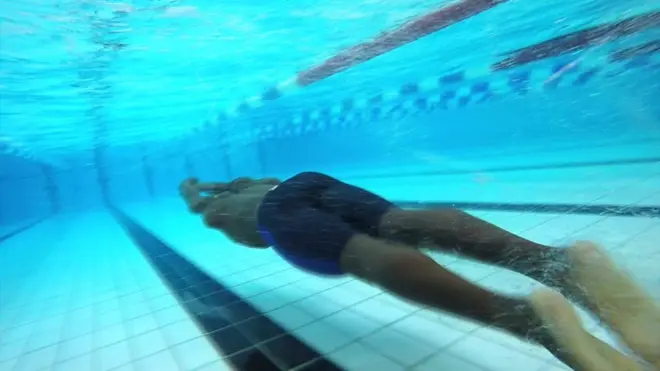 african swimmer in ghana