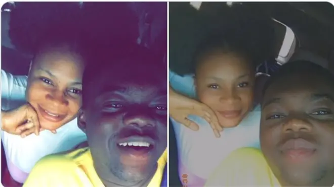 Aworan cute Abiola ati Victory Omogiate