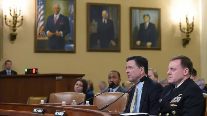 စွပ်စွဲချက်တွေအပေါ် FBI စုံစမ်းထားသမျှ ညွှန်ကြားရေးမှူး James Comey ထွက်ဆို