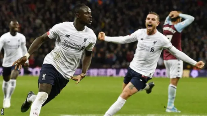 هدف ساديو ماني الأخير في شباك آستون فيلا كان الخامس الذي يحسم به ليفربول مباراة في لحظاتها الأخيرة في الدوري الإنجليزي الممتاز تحت قيادة المدرب الألماني يورغن كلوب