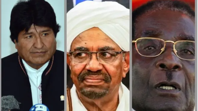 Morales, Al- Bashir and Mugabe