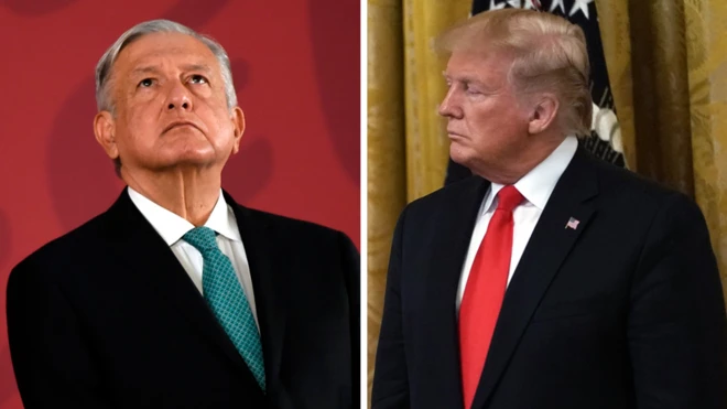 El gobierno de AMLO destacó su acuerdo migratorio con EE.UU. como un gran logro por haber evitado los aranceles anunciados por Trump, pero muchos critican que México concediera demasiado.