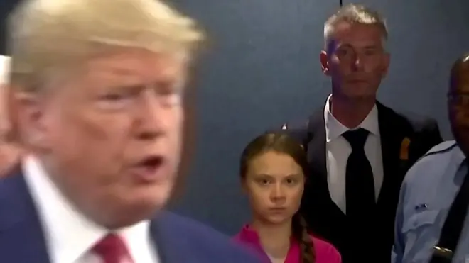 لم يعر ترامب ثونبيرغ أي اهتمام