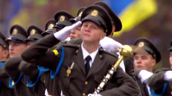 Военный парад в Киеве